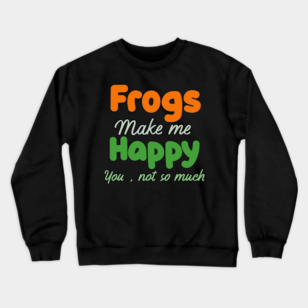frogs Crewneck Sweatshirt by Design stars 5